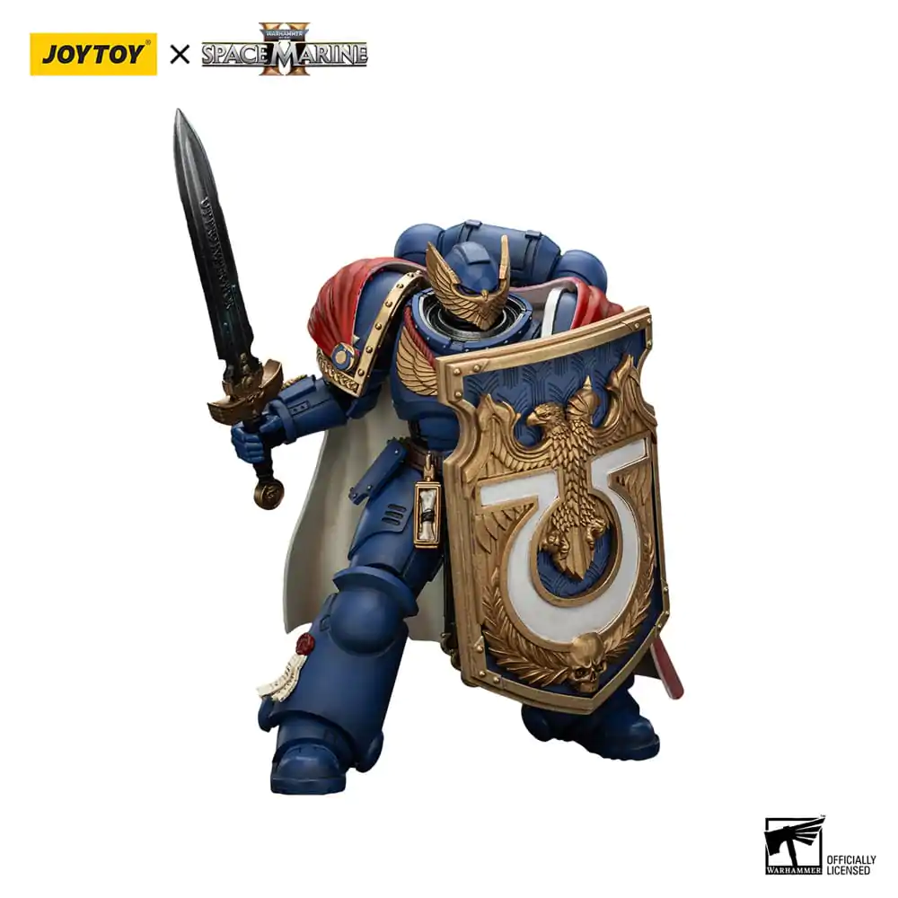 Warhammer 40k Figurka Akcji Ultramarines Victrix Honour Guard z Tarczą Burzową i Mieczem Energetycznym 20 cm zdjęcie produktu