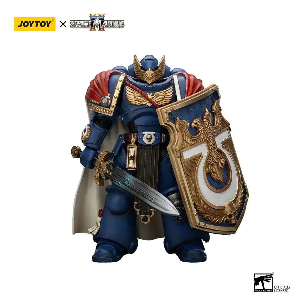 Warhammer 40k Figurka Akcji Ultramarines Victrix Honour Guard z Tarczą Burzową i Mieczem Energetycznym 20 cm zdjęcie produktu