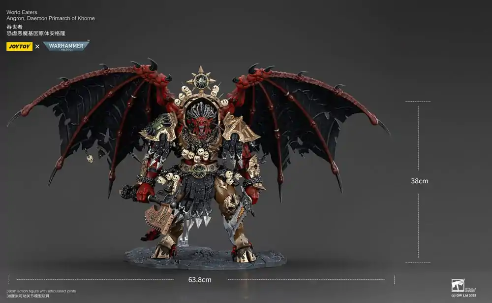 Warhammer 40k Figurka Akcji World Eaters Angron Daemon Primarch of Khorne 48 cm zdjęcie produktu