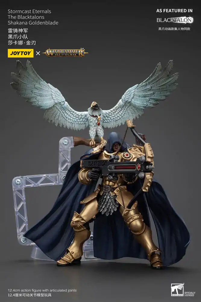 Warhammer Age of Sigmar Figurka Akcji Stormcast Eternals The Blacktalons Shakana Goldenblade 20 cm zdjęcie produktu