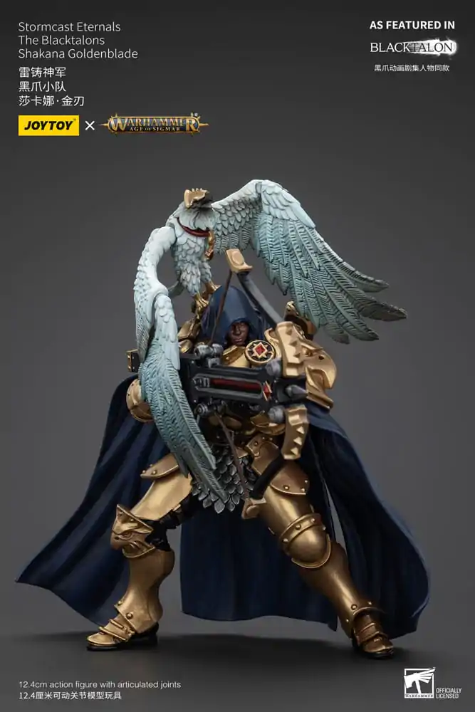 Warhammer Age of Sigmar Figurka Akcji Stormcast Eternals The Blacktalons Shakana Goldenblade 20 cm zdjęcie produktu