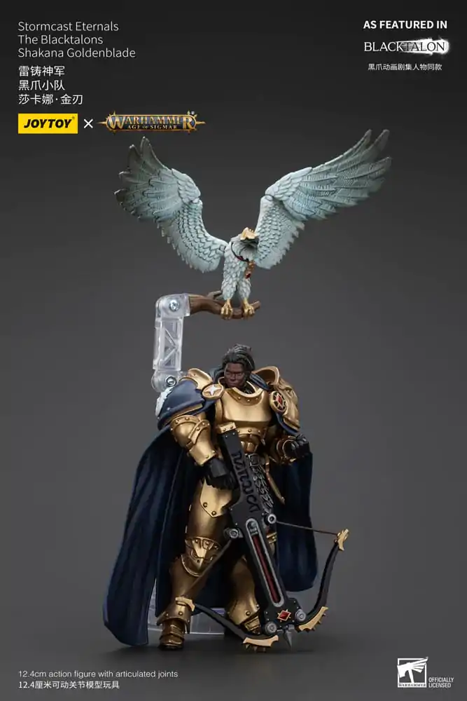 Warhammer Age of Sigmar Figurka Akcji Stormcast Eternals The Blacktalons Shakana Goldenblade 20 cm zdjęcie produktu