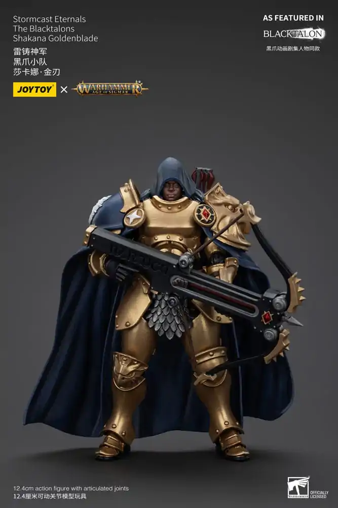 Warhammer Age of Sigmar Figurka Akcji Stormcast Eternals The Blacktalons Shakana Goldenblade 20 cm zdjęcie produktu