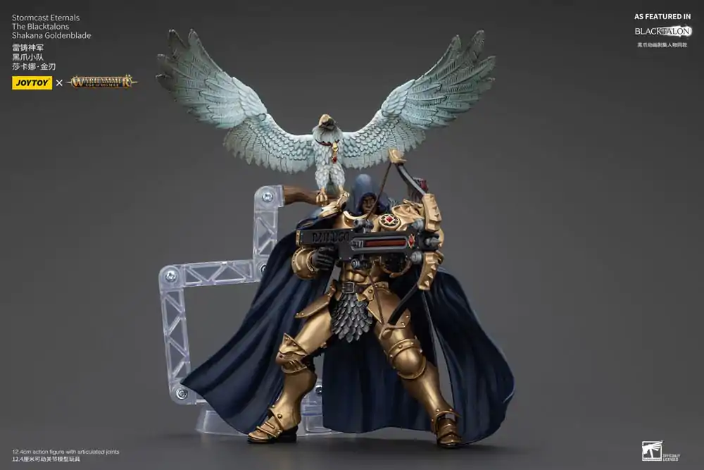 Warhammer Age of Sigmar Figurka Akcji Stormcast Eternals The Blacktalons Shakana Goldenblade 20 cm zdjęcie produktu