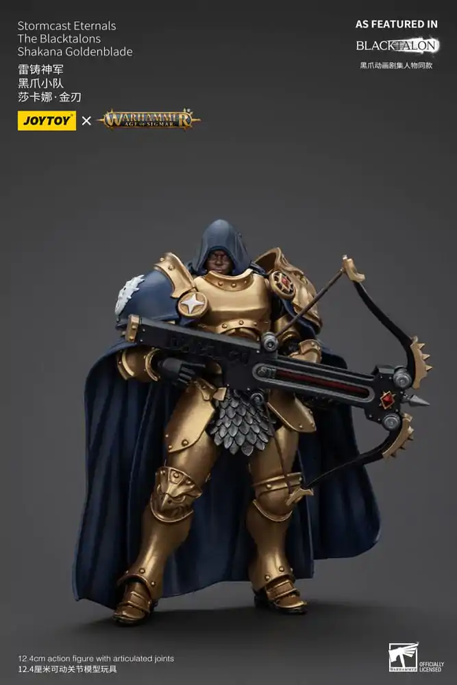 Warhammer Age of Sigmar Figurka Akcji Stormcast Eternals The Blacktalons Shakana Goldenblade 20 cm zdjęcie produktu