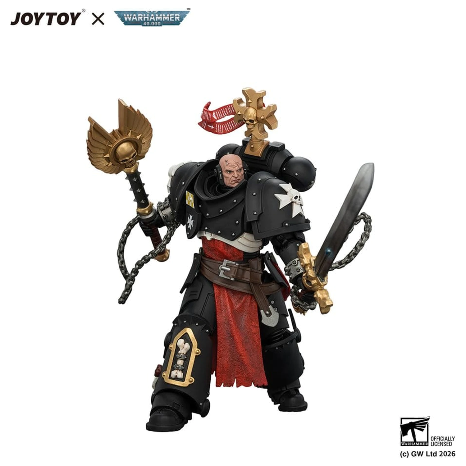 Warhammer Figurka akcji Black Templars Execrator 1 12 cm zdjęcie produktu