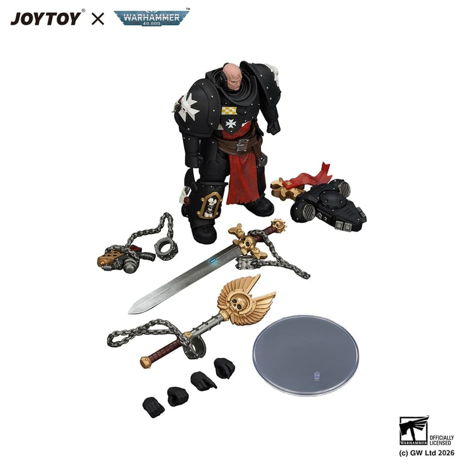 Warhammer Figurka akcji Black Templars Execrator 1 12 cm zdjęcie produktu