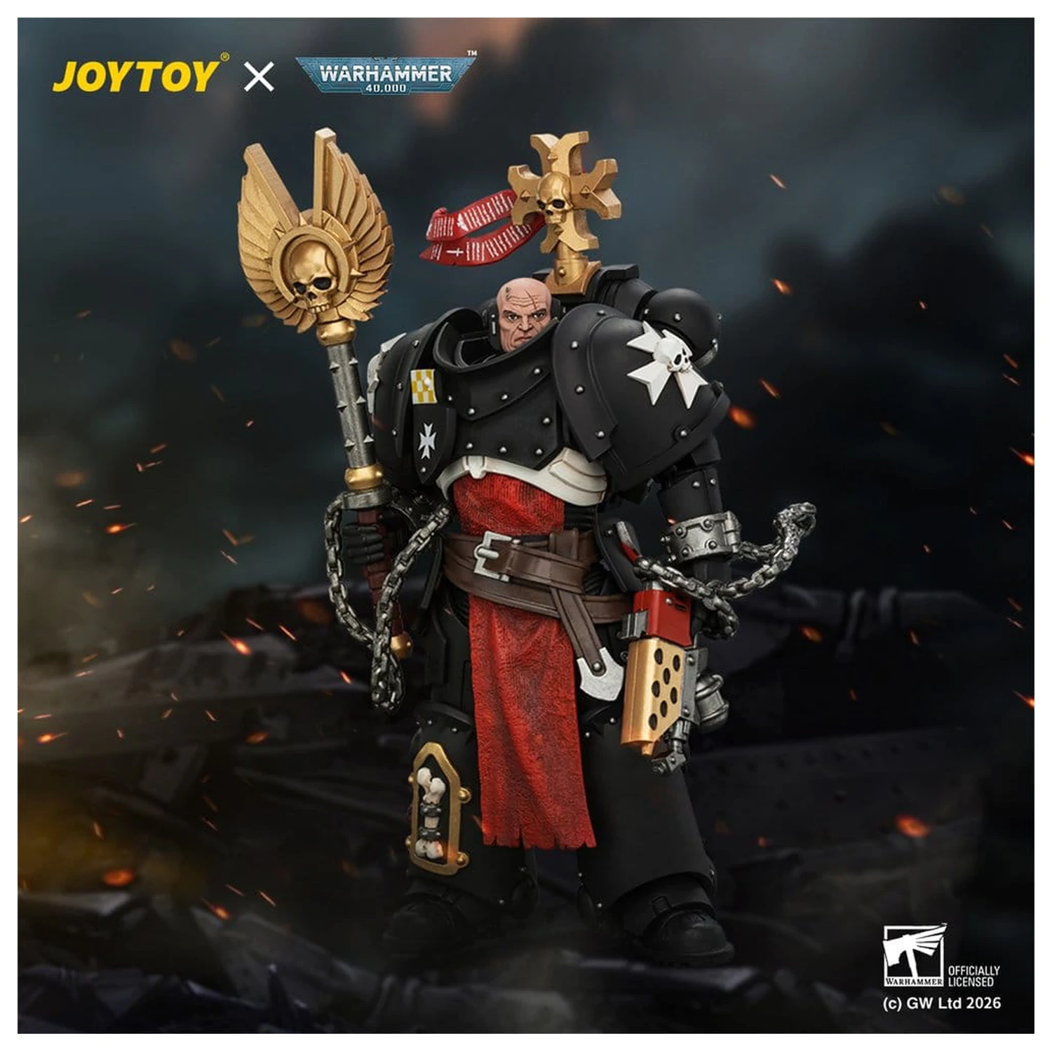 Warhammer Figurka akcji Black Templars Execrator 1 12 cm zdjęcie produktu