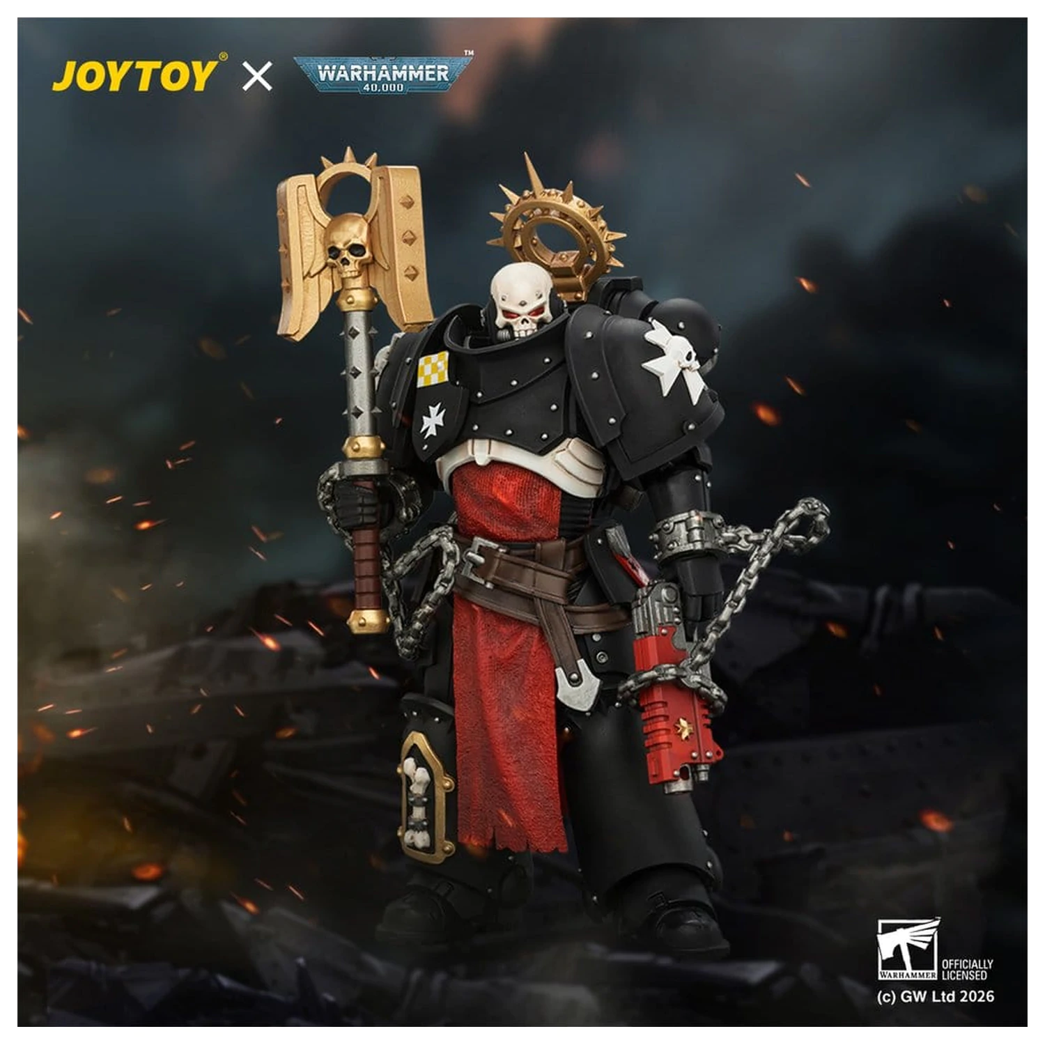 Warhammer Figurka Akcji Black Templars Execrator 2 12 cm zdjęcie produktu