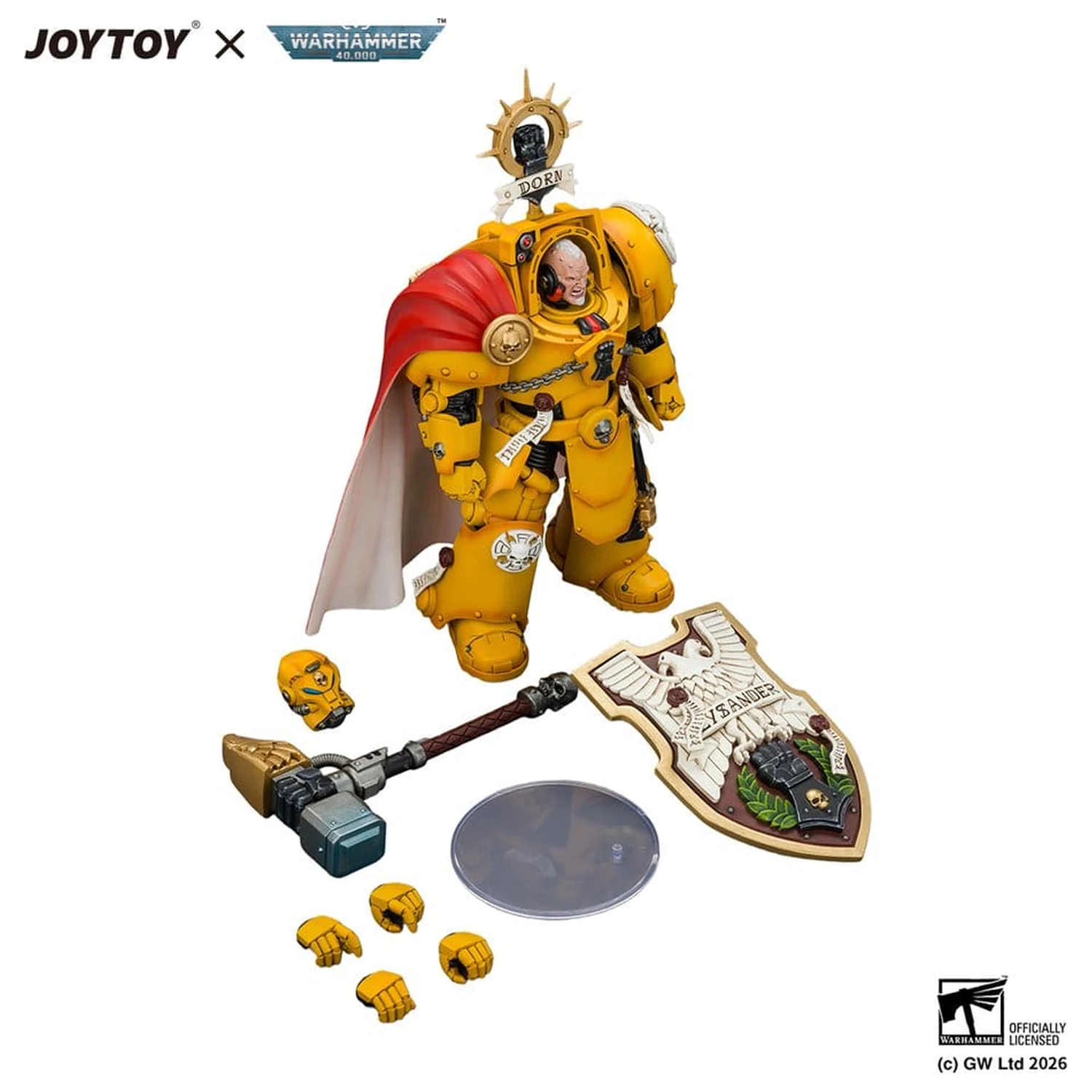 Warhammer figurka akcji Imperial Fists Darnath Lysander 14 cm zdjęcie produktu