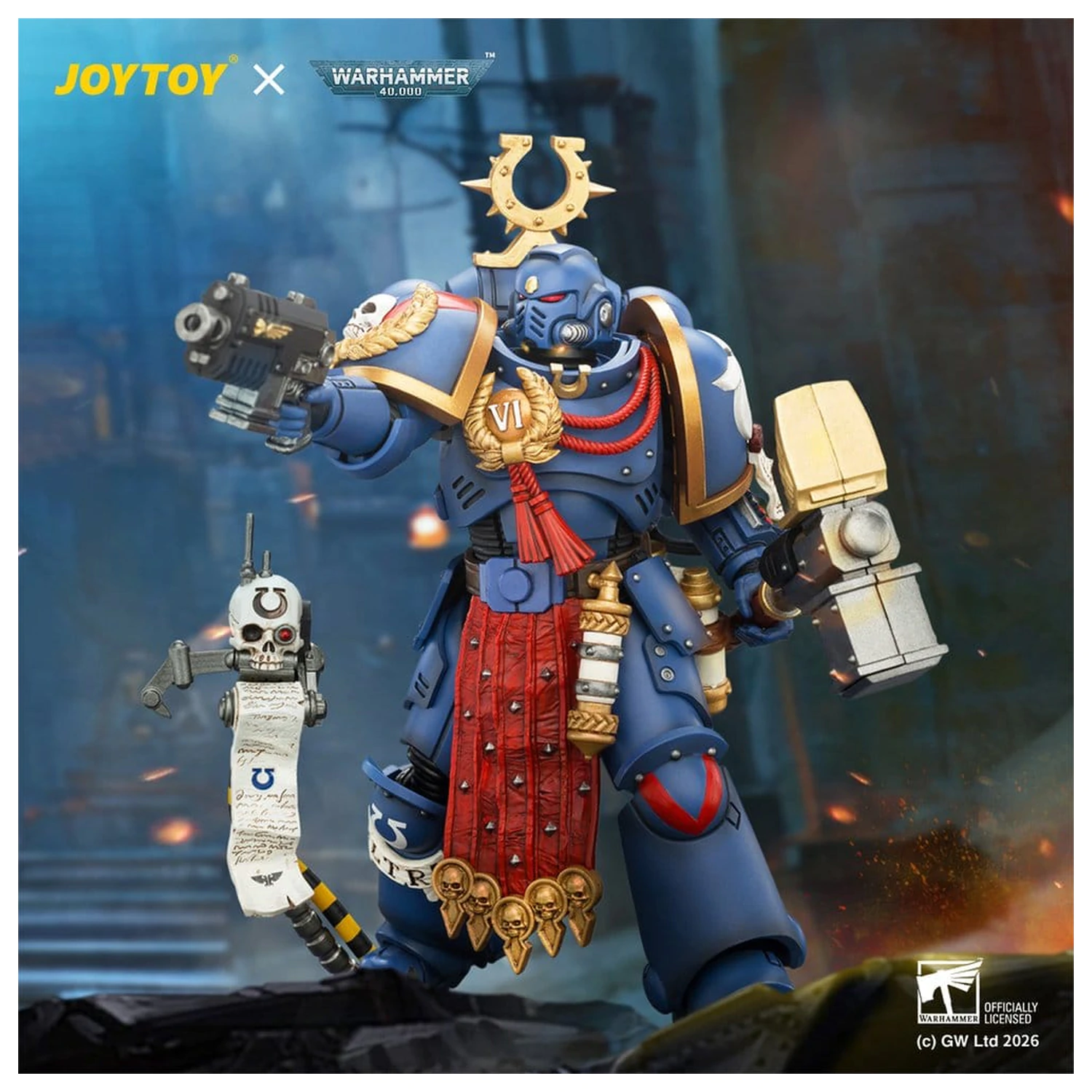 Warhammer Figurka akcji Ultramarines Ferren Areios 12 cm zdjęcie produktu