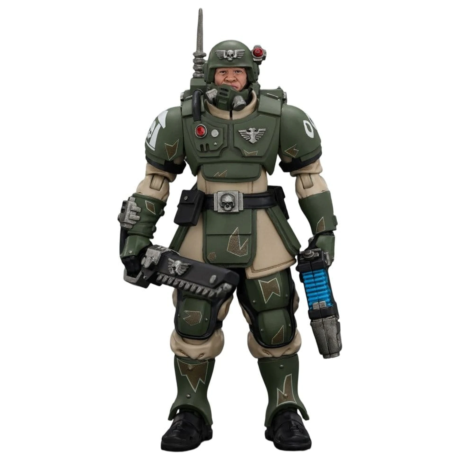 Warhammer Figurka akcji Astra Militarum Kasrkin 1 z mieczem łańcuchowym i pistoletem plazmowym zdjęcie produktu