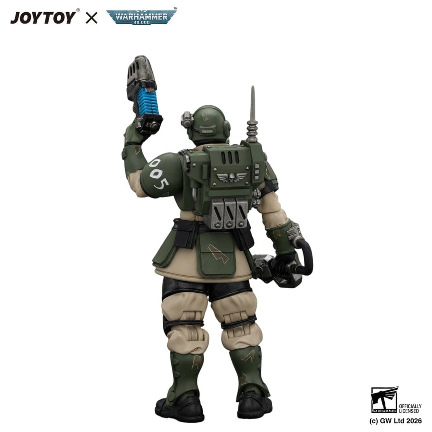 Warhammer Figurka akcji Astra Militarum Kasrkin 1 z mieczem łańcuchowym i pistoletem plazmowym zdjęcie produktu