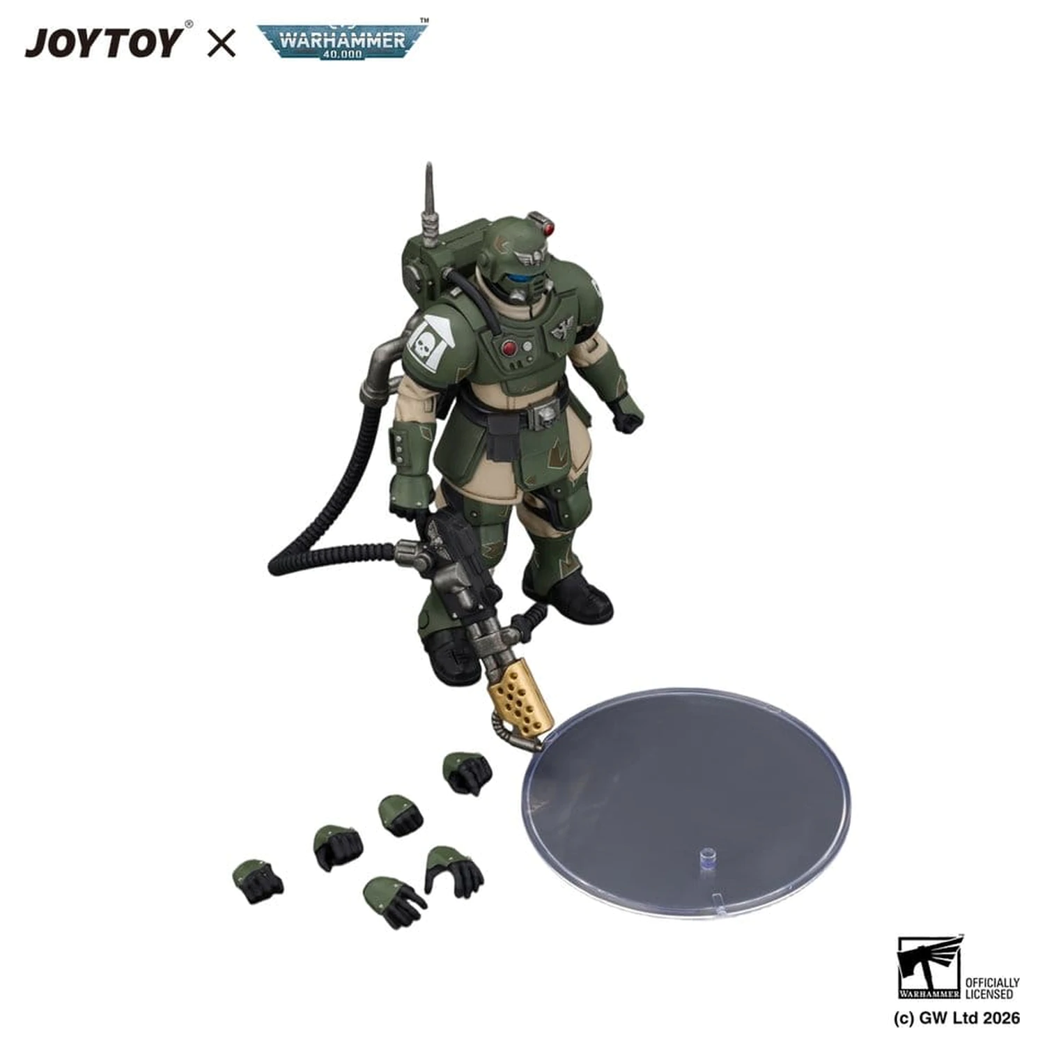 Warhammer Figurka Akcji Astra Militarum Kasrkin 2 z Flamerem zdjęcie produktu