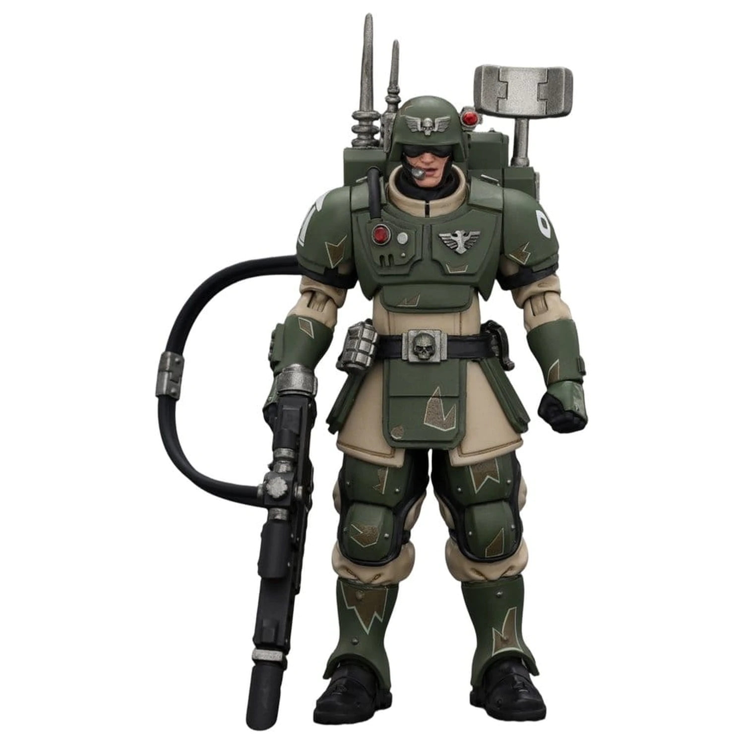 Warhammer figurka akcji Astra Militarum Kasrkin 3 z Hot-shot Lasgun i Vox-caster zdjęcie produktu