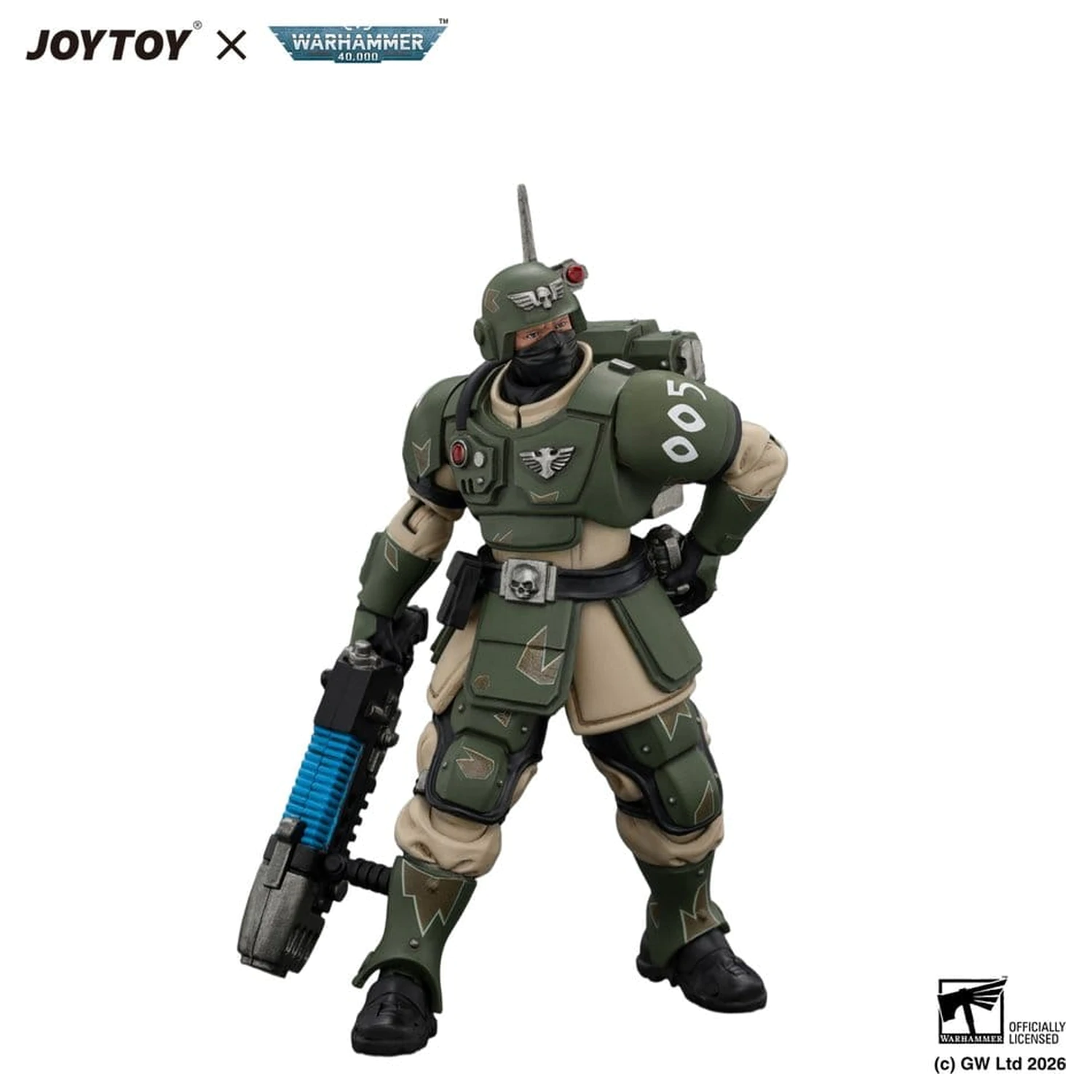 Warhammer figurka akcji Astra Militarum Kasrkin 4 z pistoletem plazmowym zdjęcie produktu