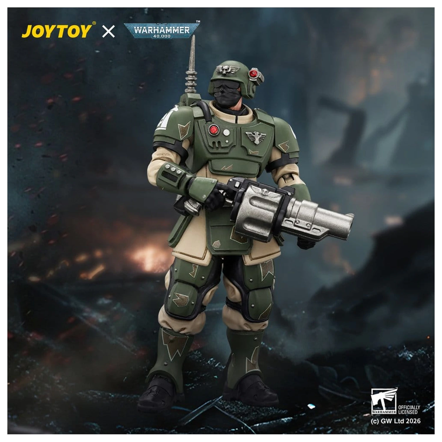 Warhammer Figurka Akcji Astra Militarum Kasrkin 5 z wyrzutnią granatów zdjęcie produktu
