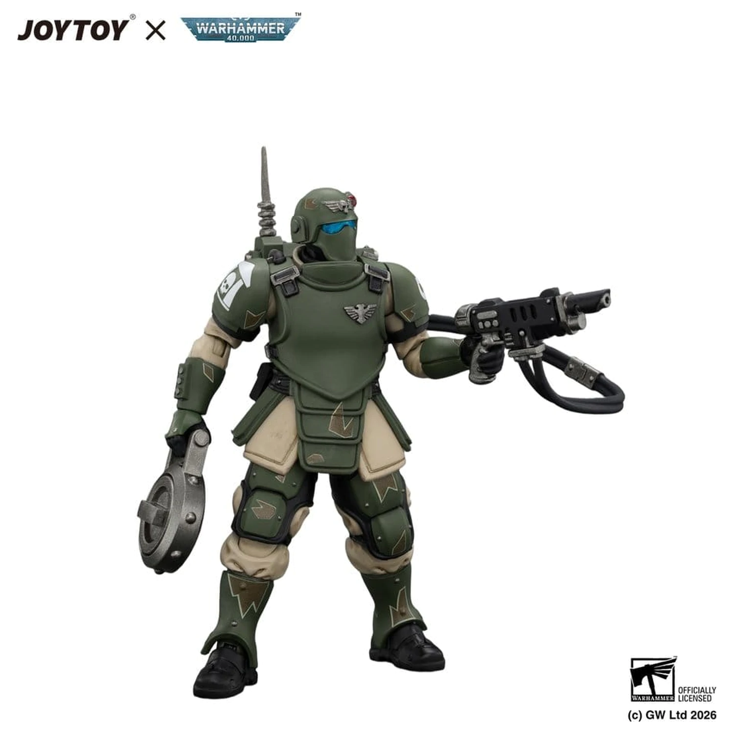 Warhammer Figurka Akcji Astra Militarum Kasrkin 6 z Hot-shot Laspistolem zdjęcie produktu