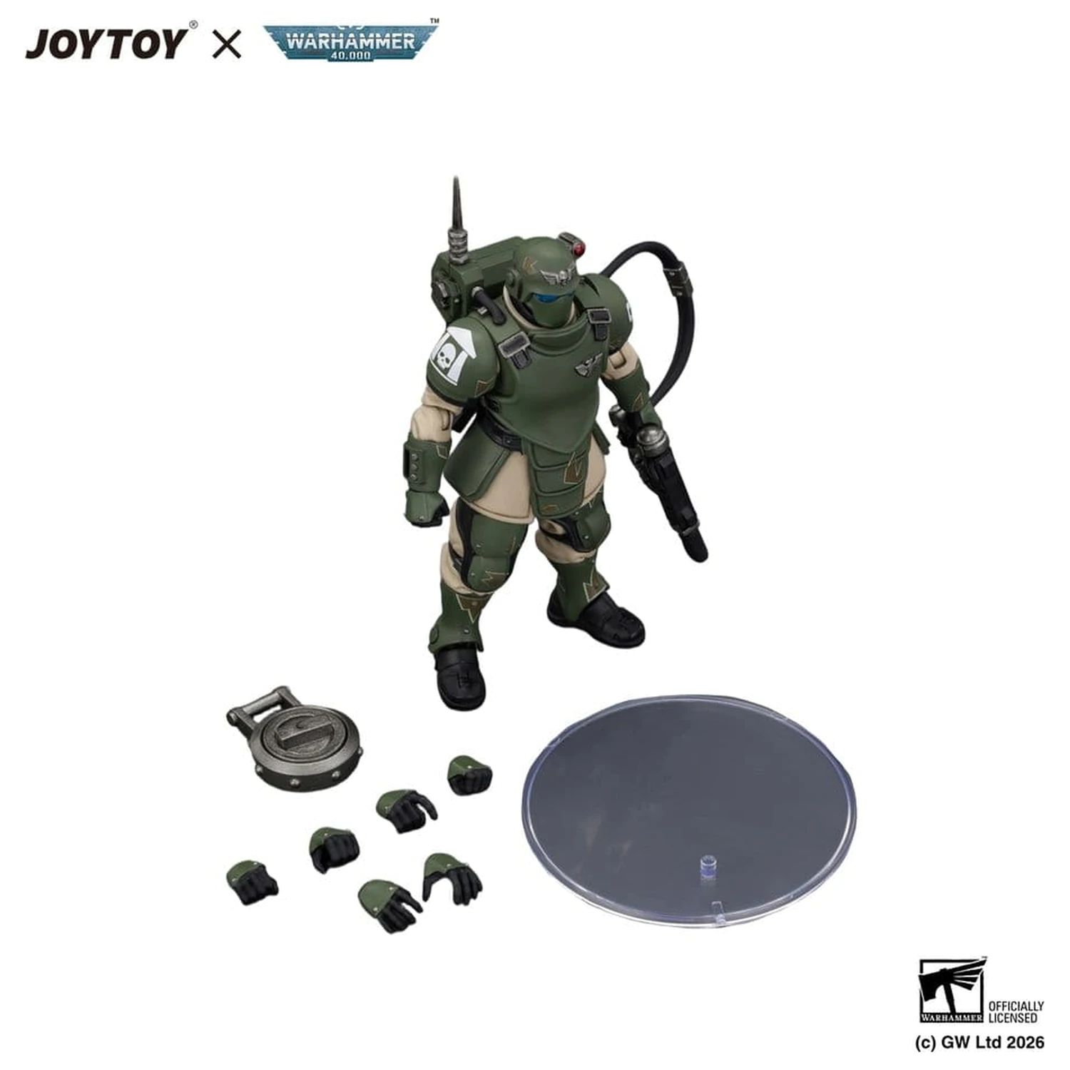 Warhammer Figurka Akcji Astra Militarum Kasrkin 6 z Hot-shot Laspistolem zdjęcie produktu