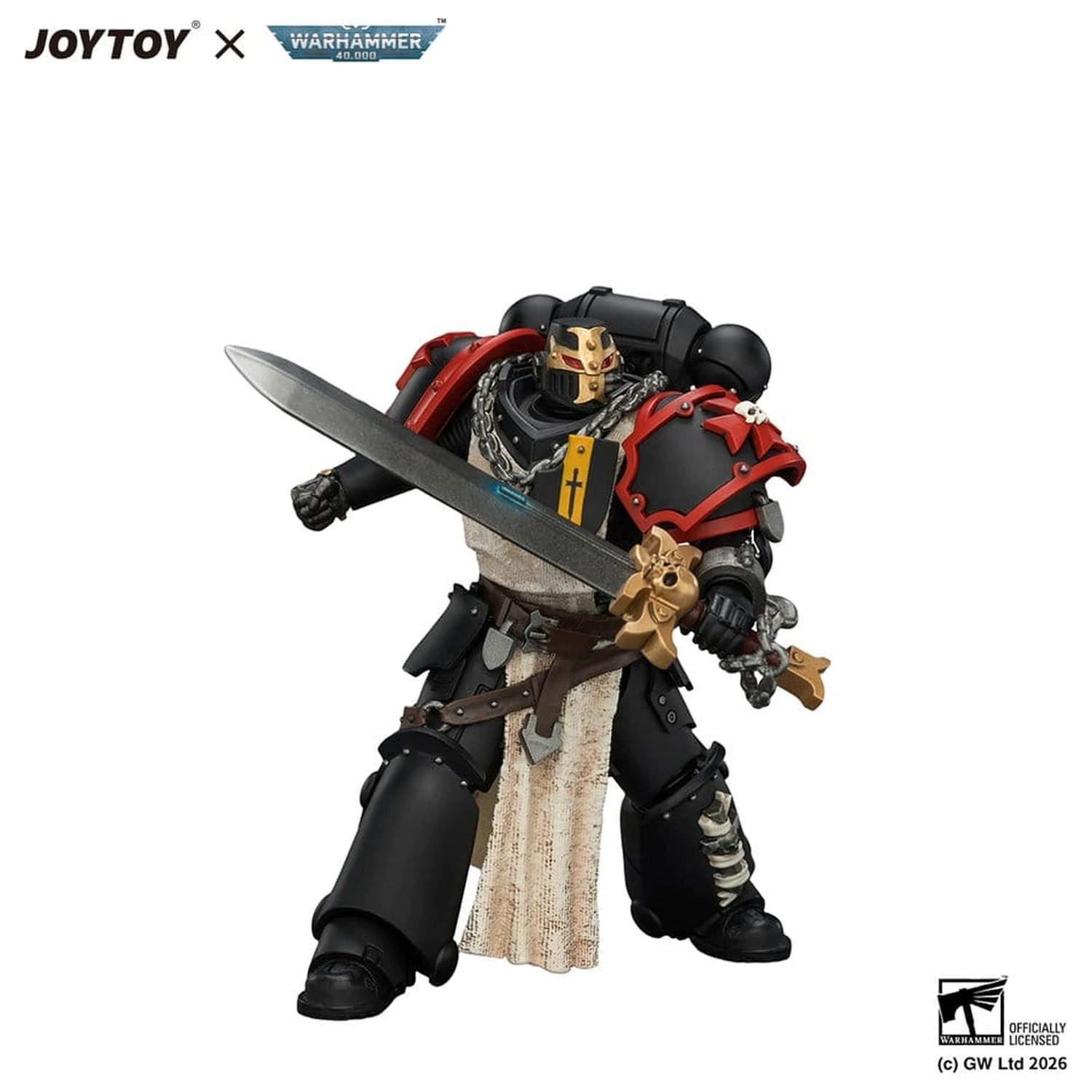 Warhammer Action Figure Black Templars Crusader Ancient 12 cm zdjęcie produktu