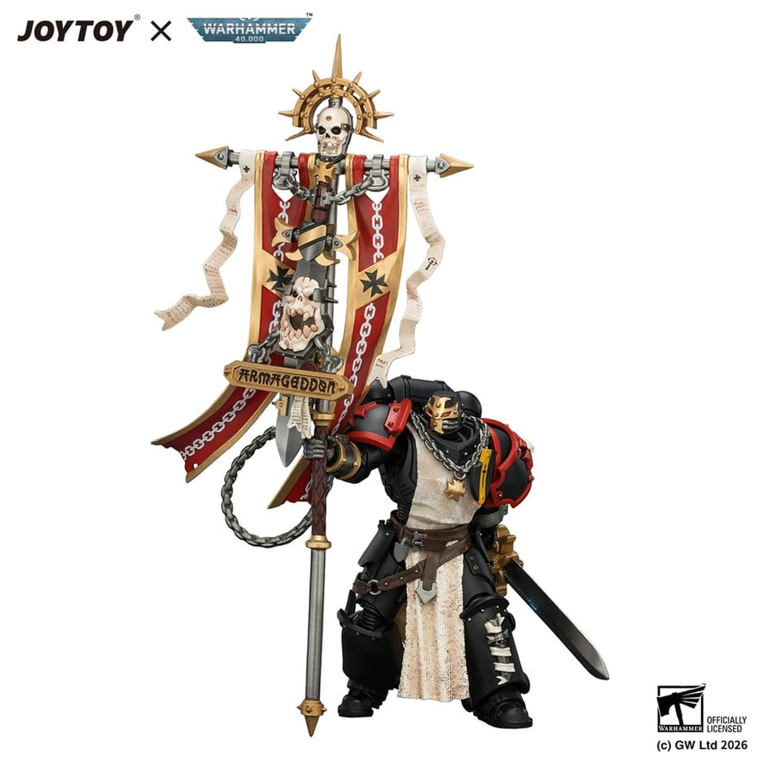Warhammer Action Figure Black Templars Crusader Ancient 12 cm zdjęcie produktu
