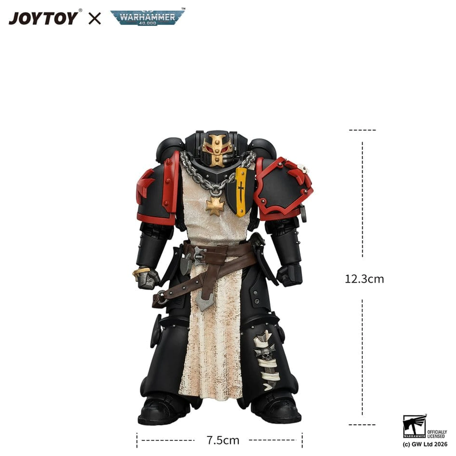 Warhammer Action Figure Black Templars Crusader Ancient 12 cm zdjęcie produktu