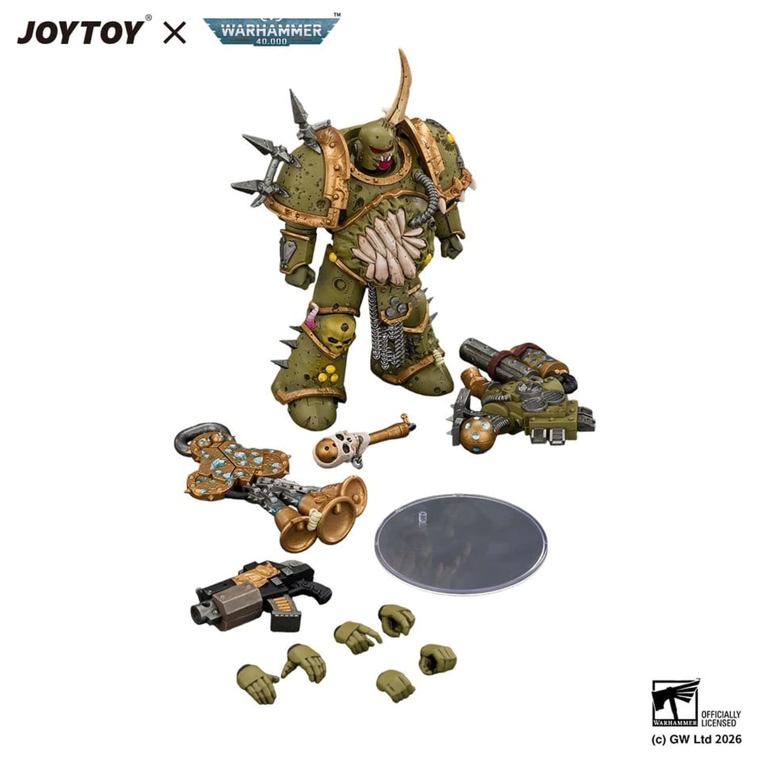 Figurka akcji Warhammer Death Guard Plague Marine 1 12 cm zdjęcie produktu