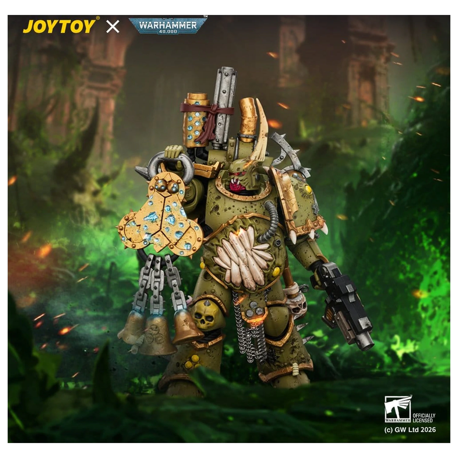 Figurka akcji Warhammer Death Guard Plague Marine 1 12 cm zdjęcie produktu