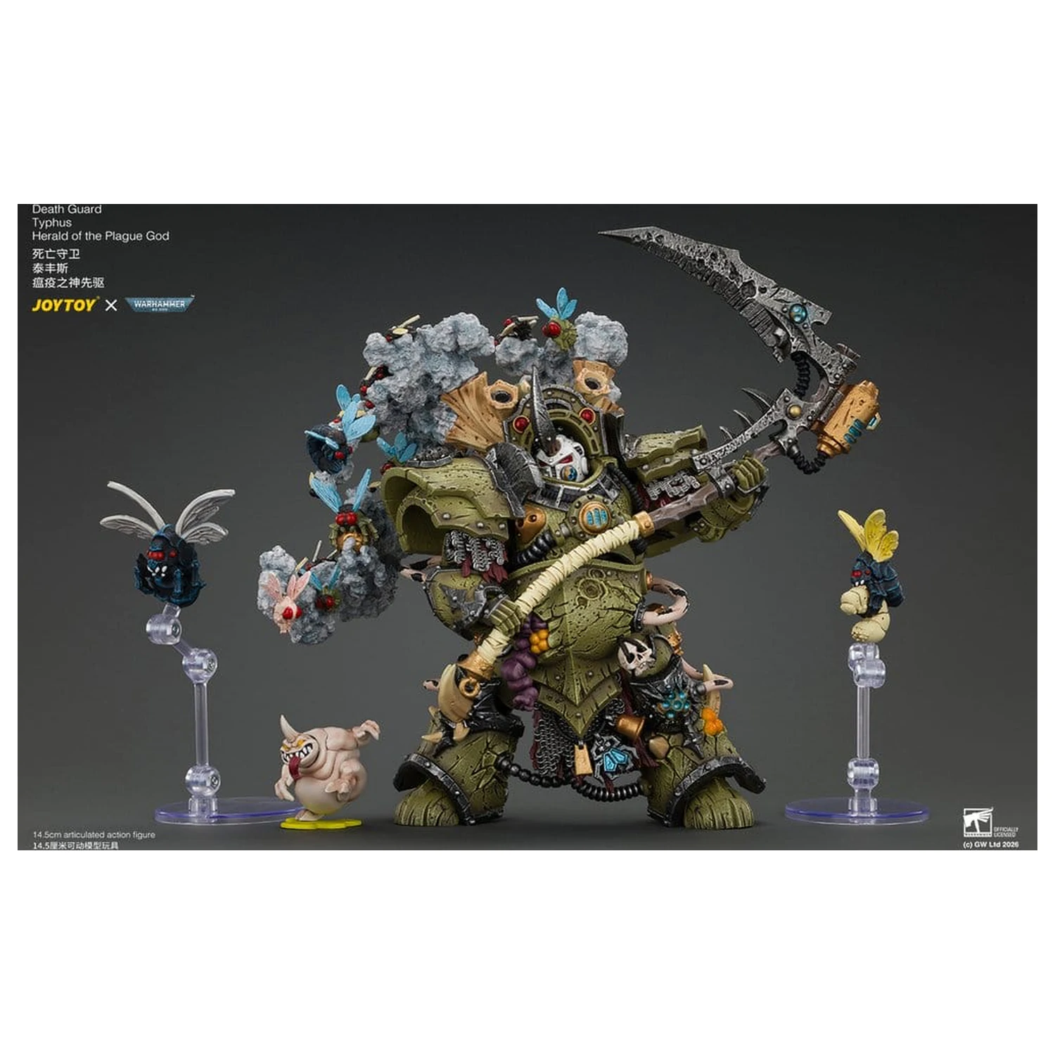 Figurka akcji Warhammer Death Guard Typhus Herald of the Plague God 15 cm zdjęcie produktu