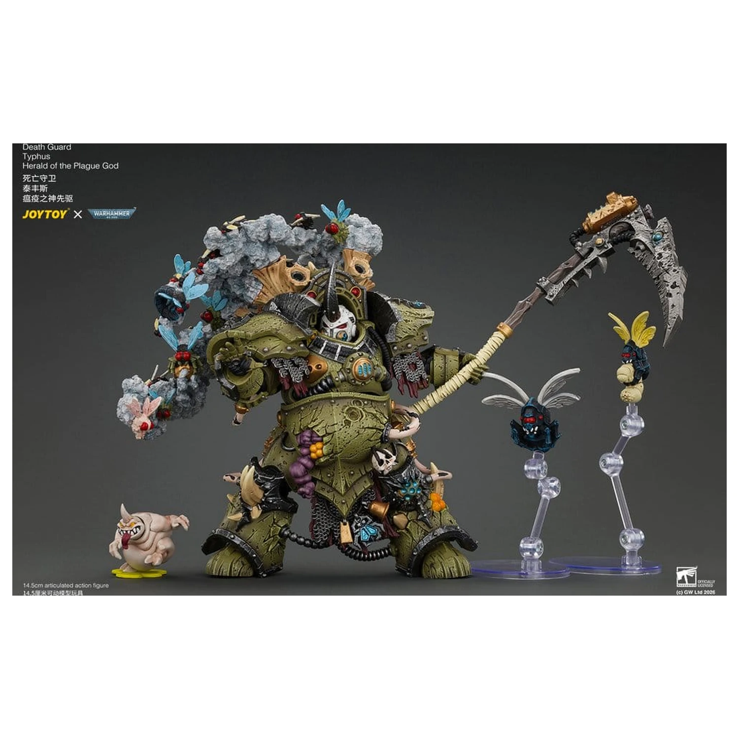 Figurka akcji Warhammer Death Guard Typhus Herald of the Plague God 15 cm zdjęcie produktu