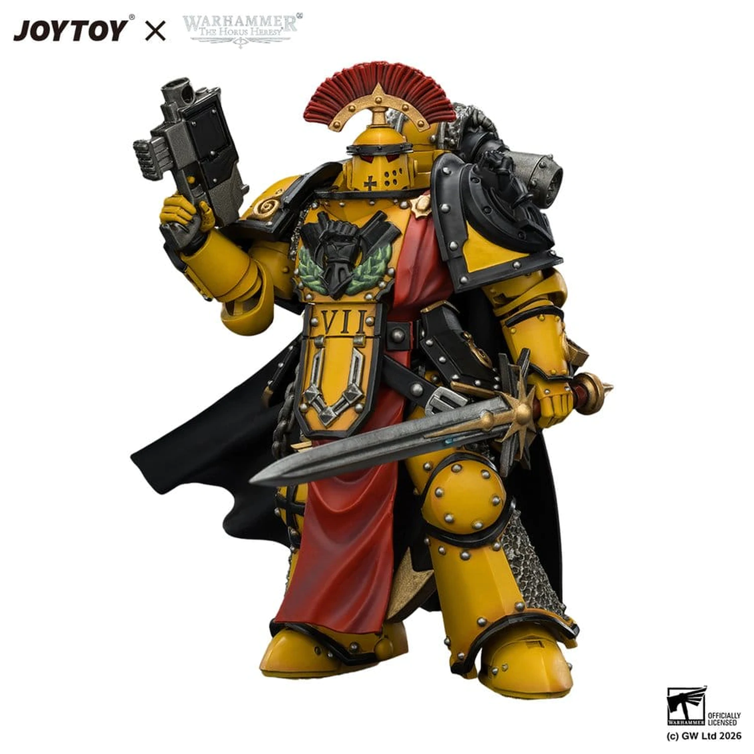 Warhammer Action Figure Imperial Fists Legion Praetor w pancerzu Mk III 13 cm zdjęcie produktu