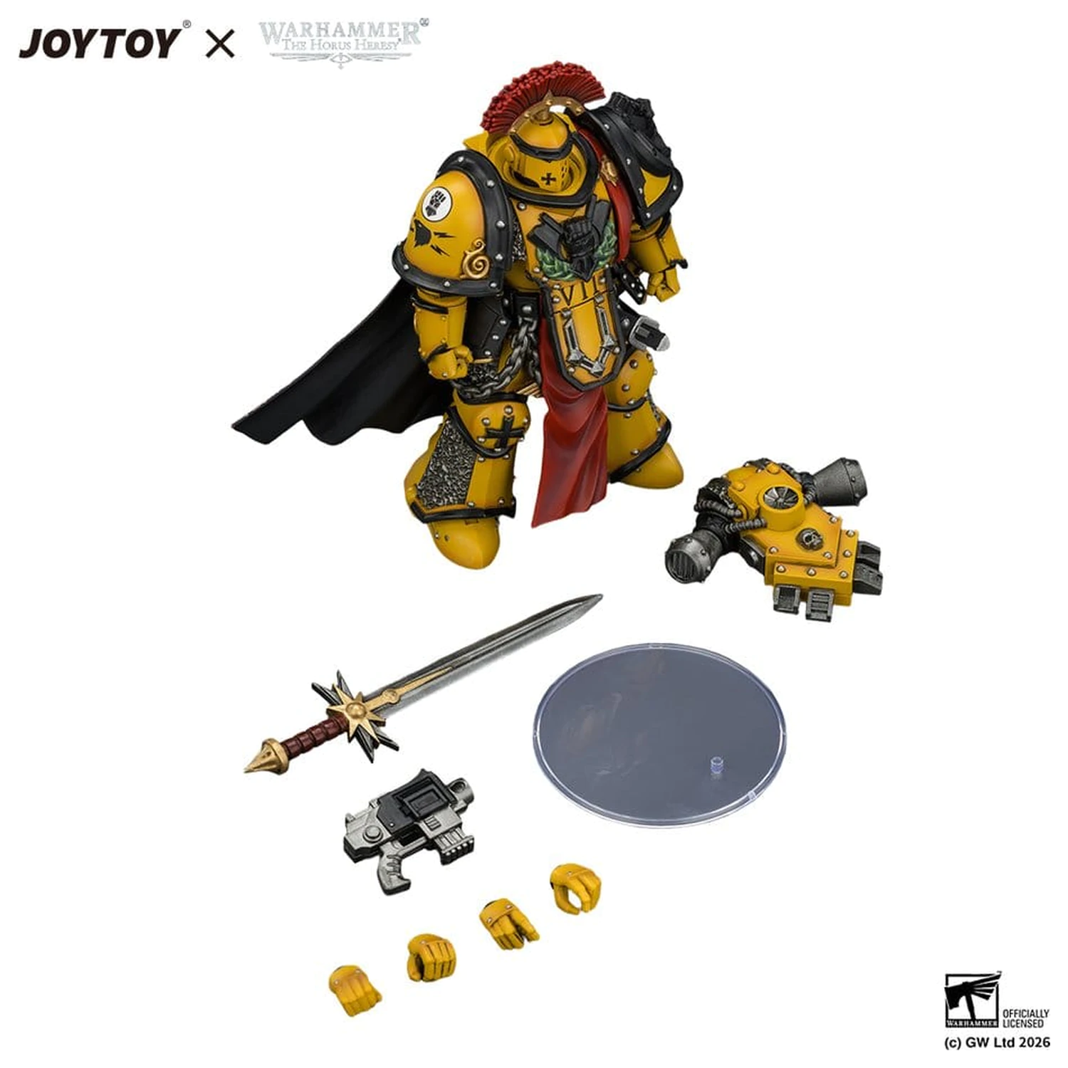 Warhammer Action Figure Imperial Fists Legion Praetor w pancerzu Mk III 13 cm zdjęcie produktu