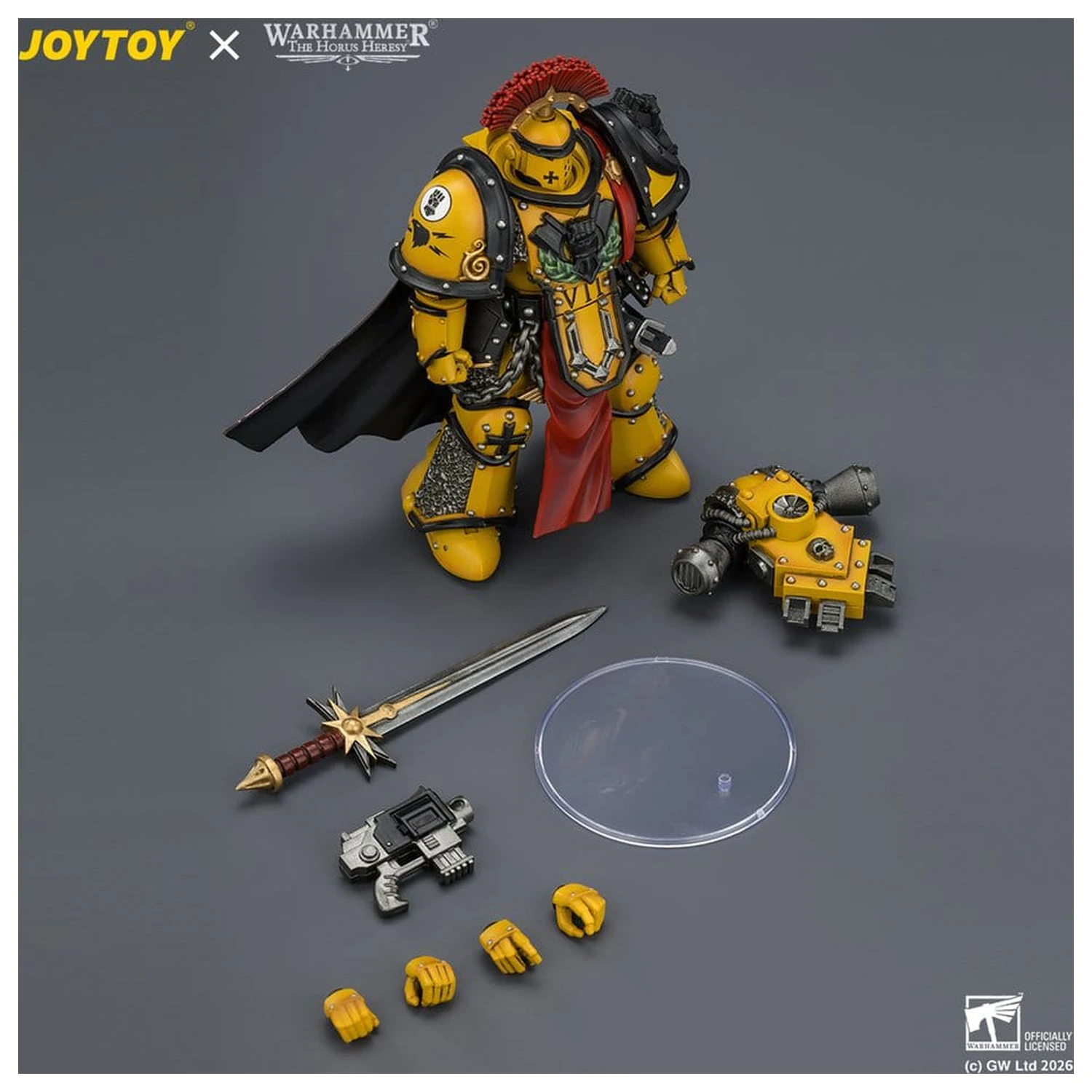 Warhammer Action Figure Imperial Fists Legion Praetor w pancerzu Mk III 13 cm zdjęcie produktu