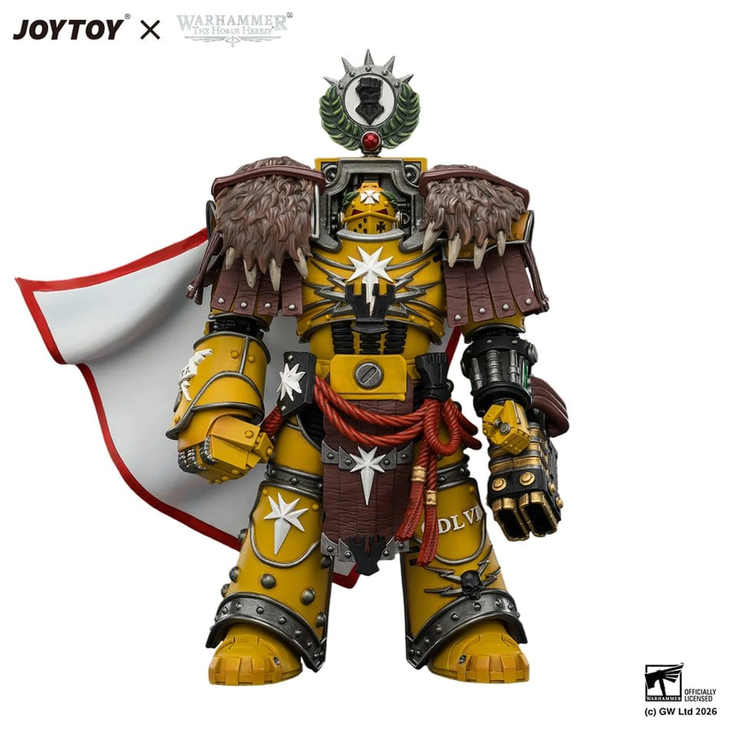 Warhammer Figurka Akcji Imperial Fists Lord Castellan Evander Garrius, The Tyrant of Cthonia 14 cm zdjęcie produktu