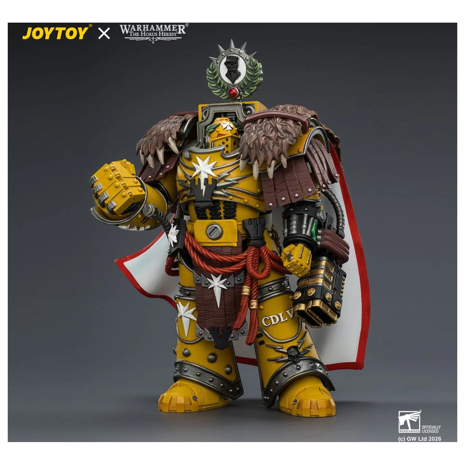Warhammer Figurka Akcji Imperial Fists Lord Castellan Evander Garrius, The Tyrant of Cthonia 14 cm zdjęcie produktu