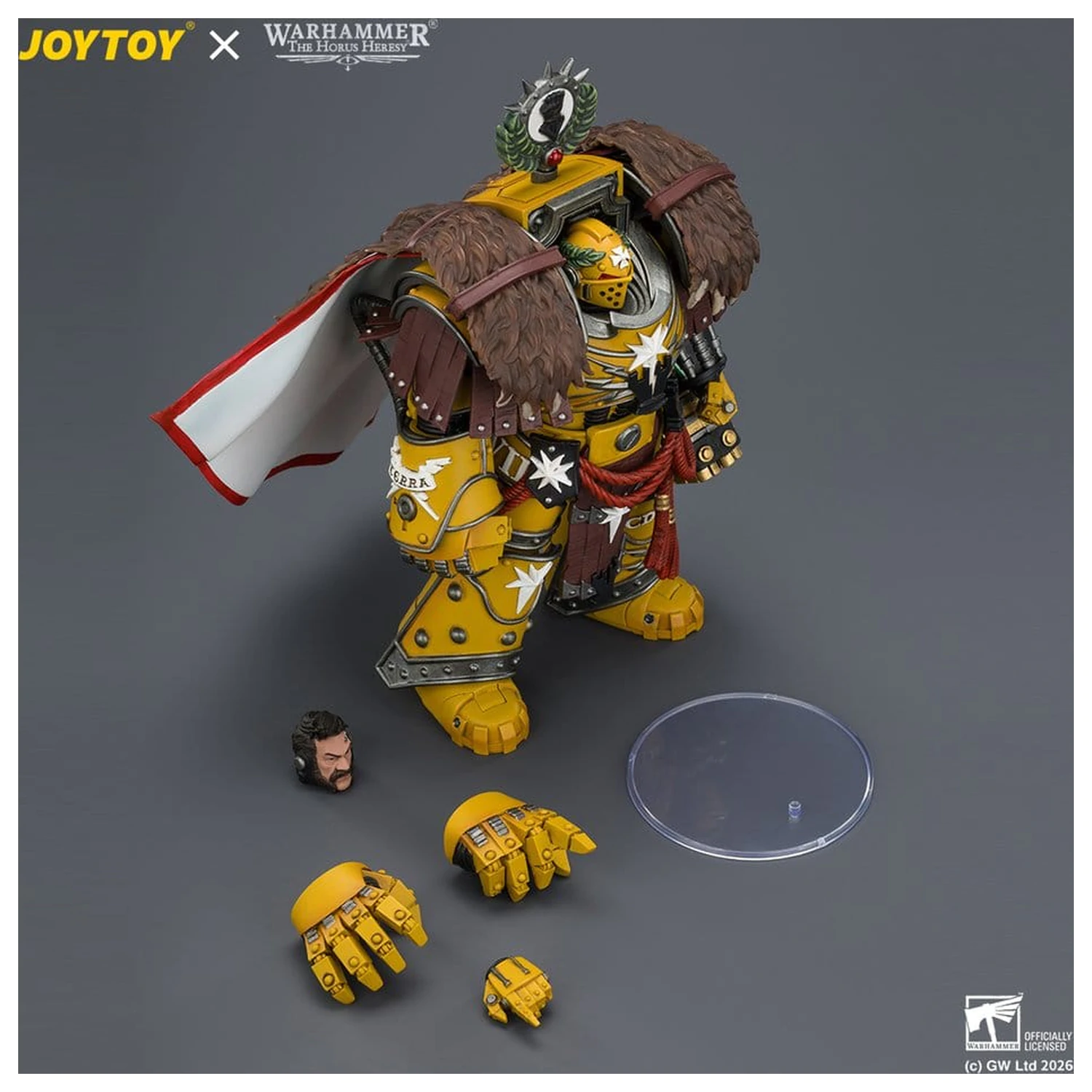 Warhammer Figurka Akcji Imperial Fists Lord Castellan Evander Garrius, The Tyrant of Cthonia 14 cm zdjęcie produktu