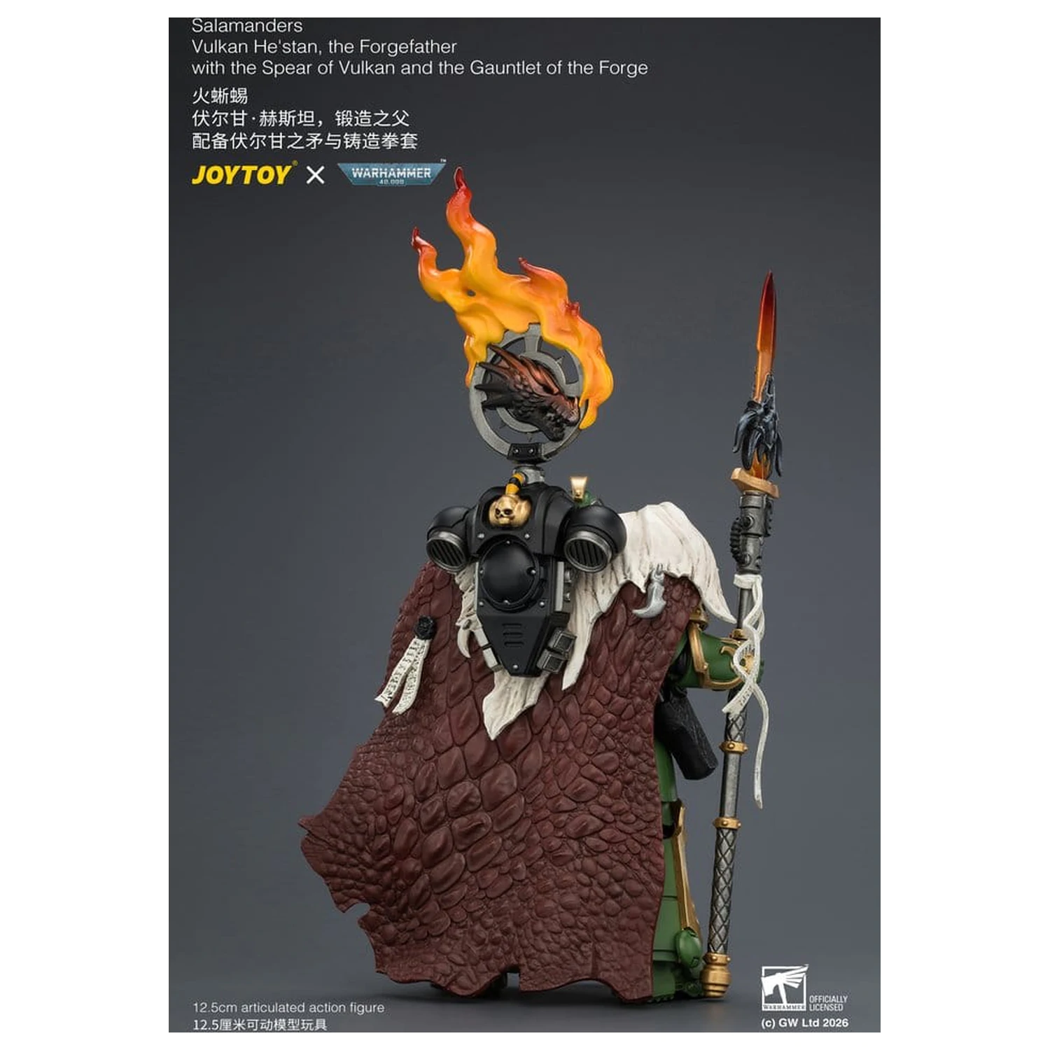 Warhammer figurka akcji Salamanders Vulkan He'stan, the Forgefather 13 cm zdjęcie produktu