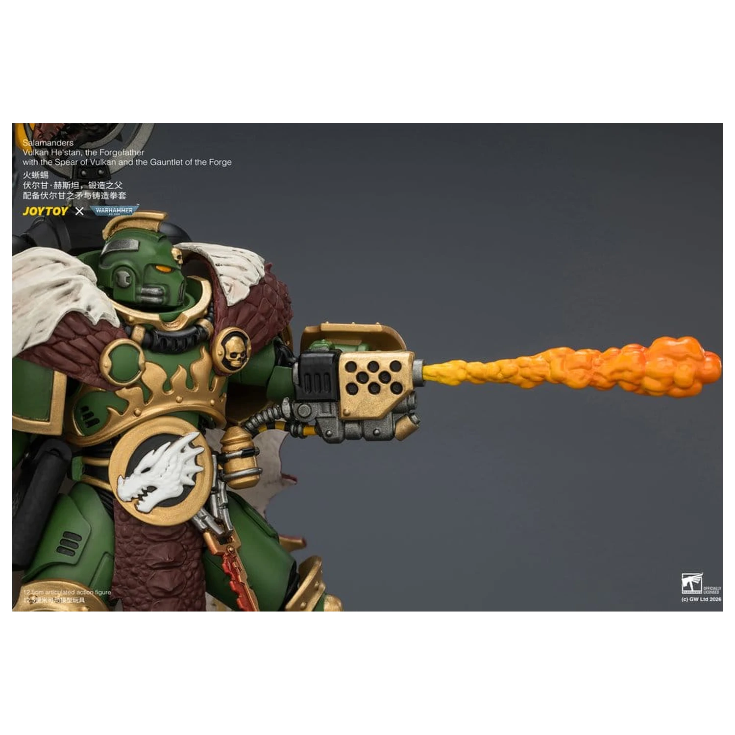 Warhammer figurka akcji Salamanders Vulkan He'stan, the Forgefather 13 cm zdjęcie produktu