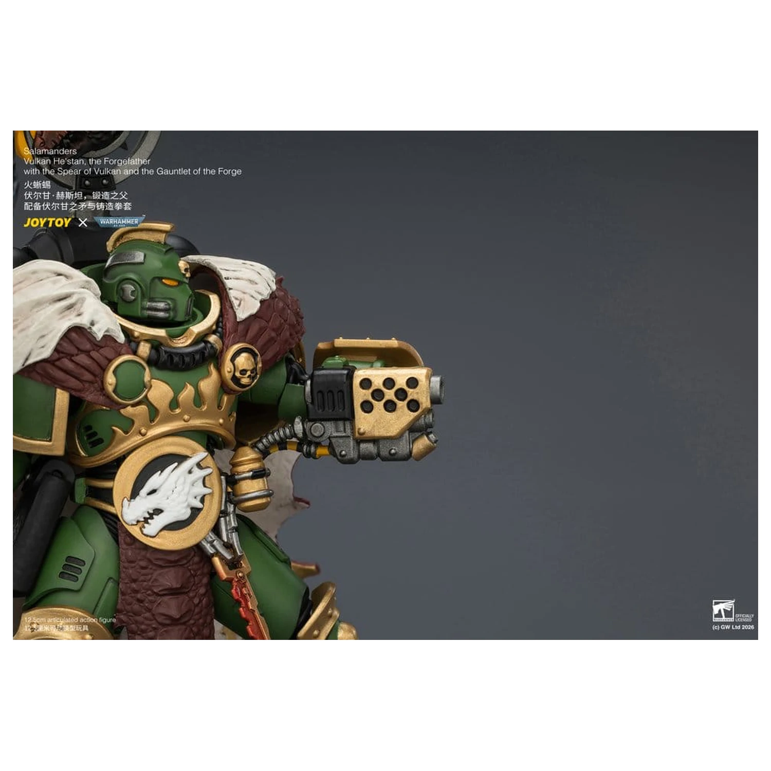Warhammer figurka akcji Salamanders Vulkan He'stan, the Forgefather 13 cm zdjęcie produktu