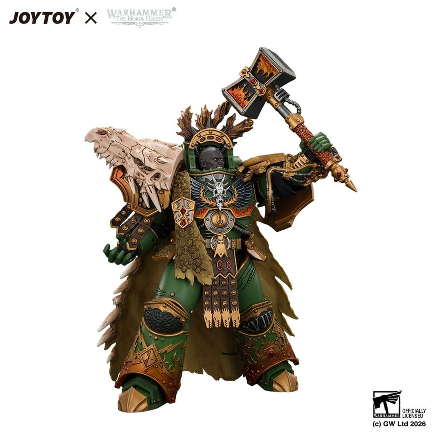 Warhammer figurka akcji Salamanders Vulkan, Primarch of the XVIIIth Legion 21 cm zdjęcie produktu