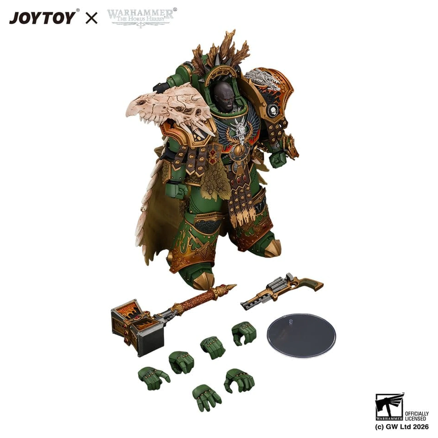 Warhammer figurka akcji Salamanders Vulkan, Primarch of the XVIIIth Legion 21 cm zdjęcie produktu