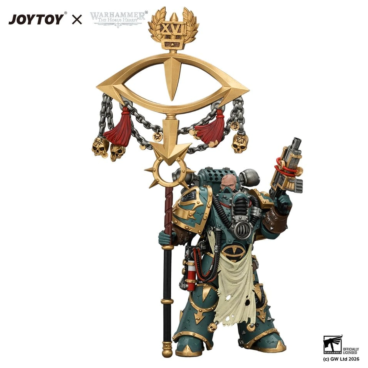 Warhammer Figurka akcji Sons of Horus Maloghurst the Twisted, the Warmaster's Equerry 13 cm zdjęcie produktu
