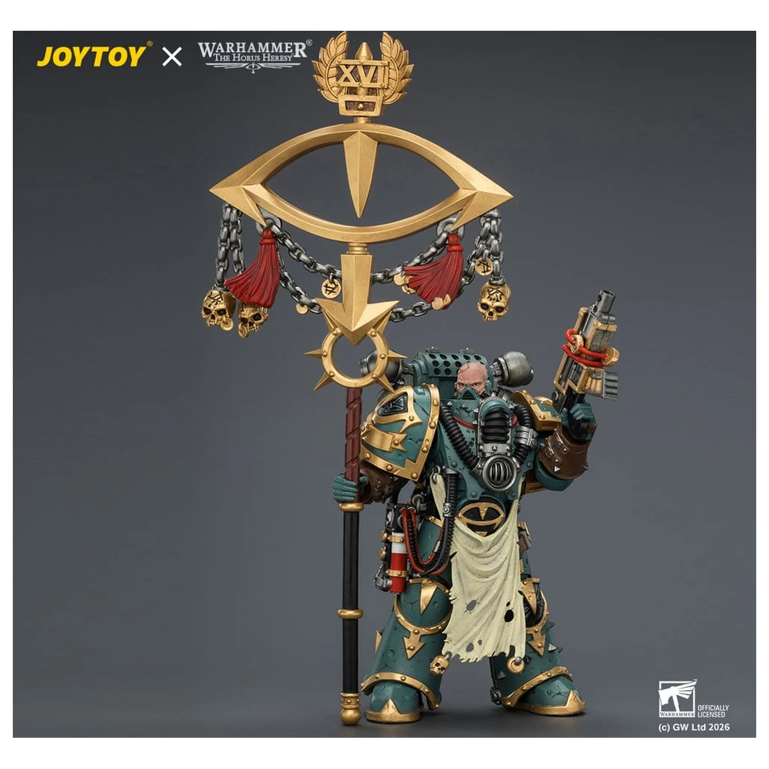 Warhammer Figurka akcji Sons of Horus Maloghurst the Twisted, the Warmaster's Equerry 13 cm zdjęcie produktu