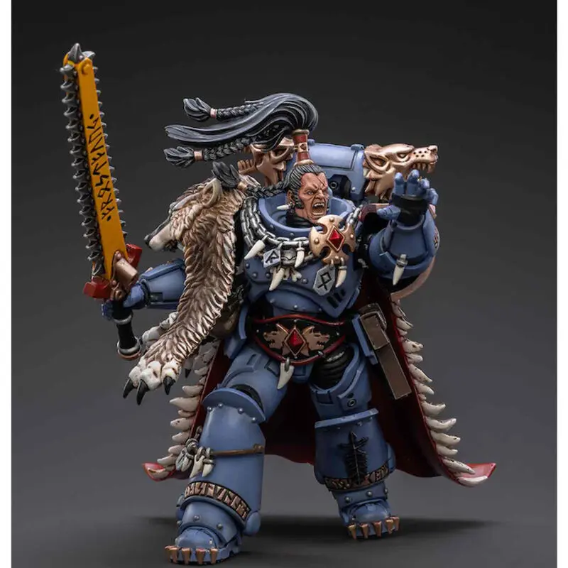 Warhammer 40k Figurka Akcji 1/18 Space Wolves Ragnar Blackmane 13 cm zdjęcie produktu