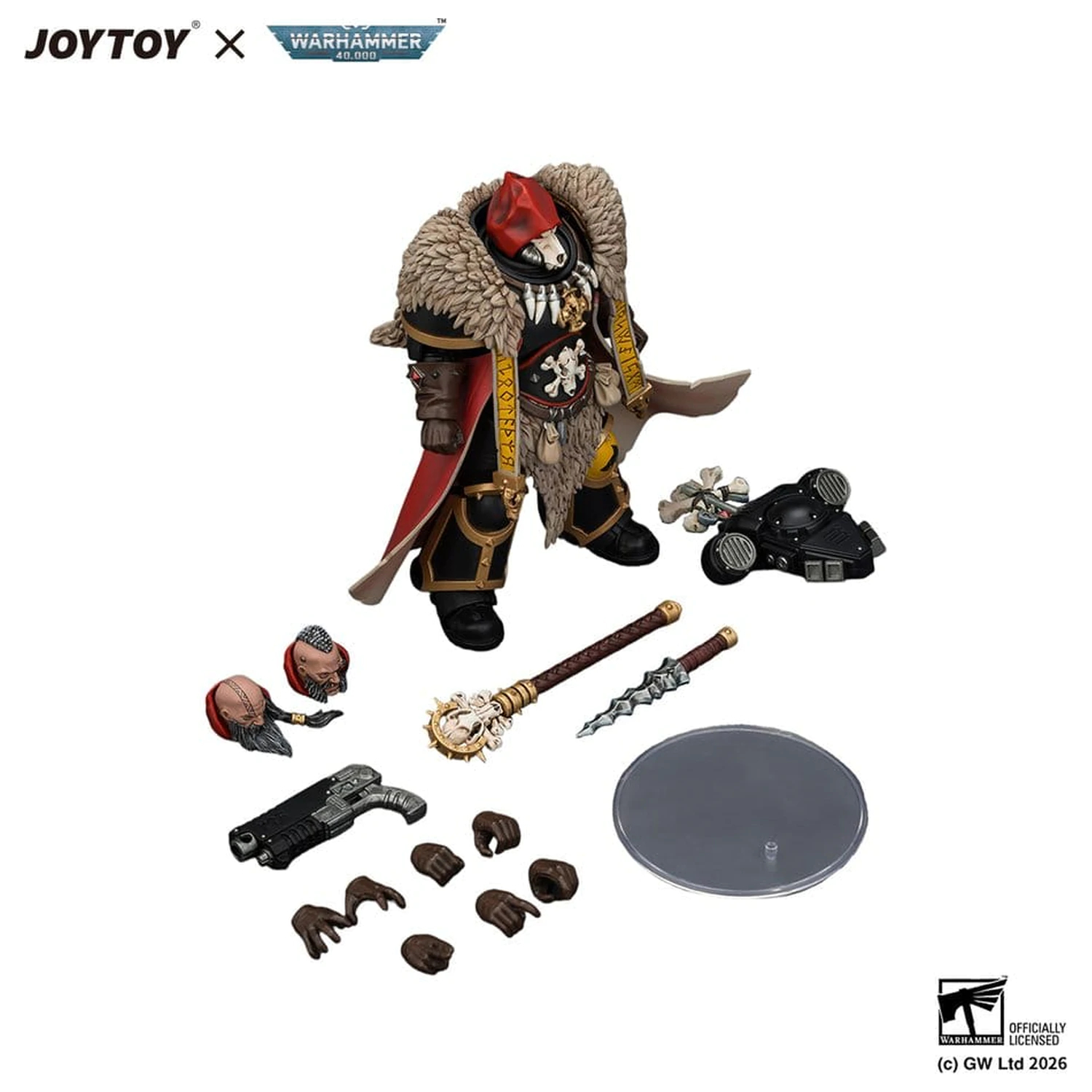 Warhammer figurka Space Wolves Wolf Priest 12 cm zdjęcie produktu