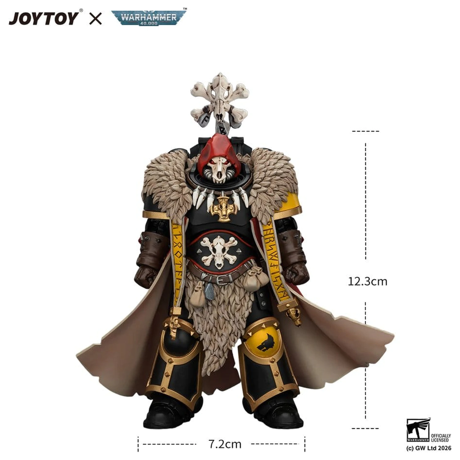 Warhammer figurka Space Wolves Wolf Priest 12 cm zdjęcie produktu