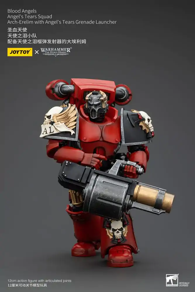 Warhammer The Horus Heresy Figurka Akcji 1/18 Blood Angels Angel's Tears Squad Arch-Erelim z Angel's Tears Grenade Launcher 12 cm zdjęcie produktu