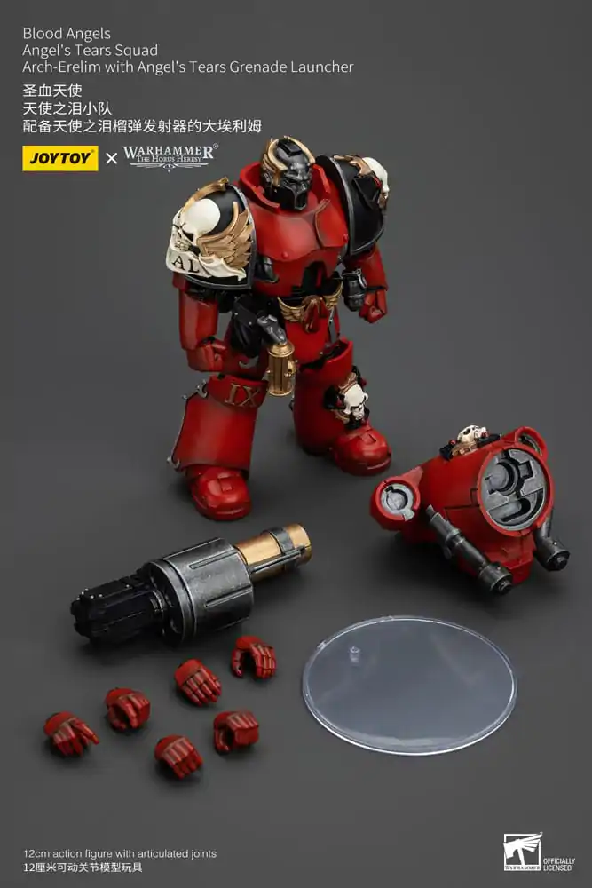 Warhammer The Horus Heresy Figurka Akcji 1/18 Blood Angels Angel's Tears Squad Arch-Erelim z Angel's Tears Grenade Launcher 12 cm zdjęcie produktu