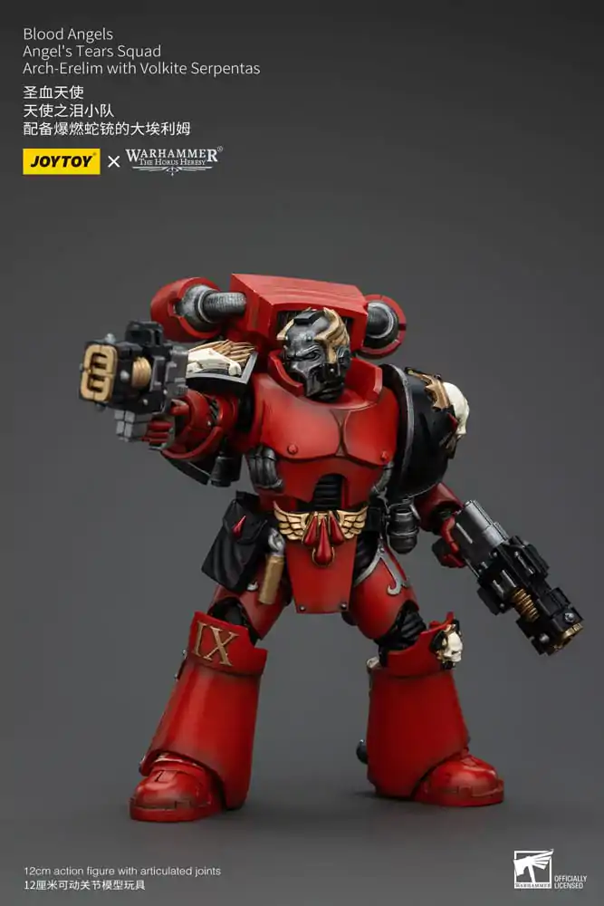 Warhammer The Horus Heresy Figurka Akcji 1/18 Blood Angels Angel's Tears Squad Arch-Erelim z Volkite Serpentas 12 cm zdjęcie produktu