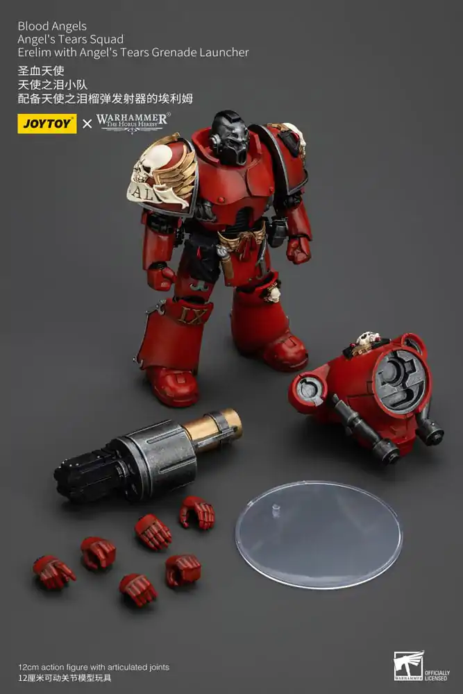 Warhammer The Horus Heresy Figurka Akcji 1/18 Blood Angels Angel's Tears Squad Erelim z Angel's Tears Grenade Launcher 12 cm zdjęcie produktu